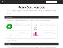 Tablet Screenshot of petercollingridge.co.uk